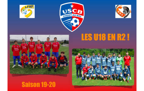 LES U18 EN R2 POUR LA SAISON 19-20 ! 